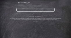 Desktop Screenshot of debonairblog.net